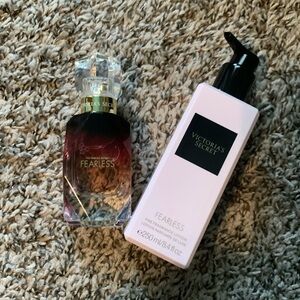 VS Fearless perfume and lotion